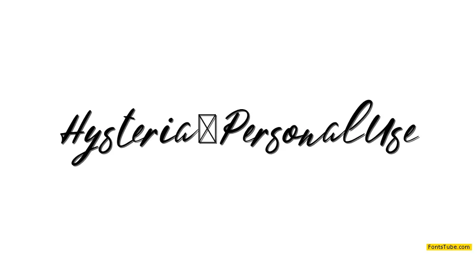 Hysteria Font