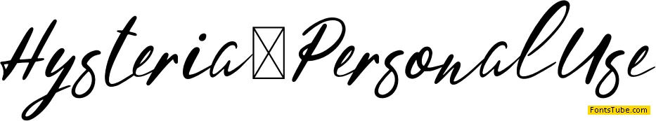 Hysteria Font