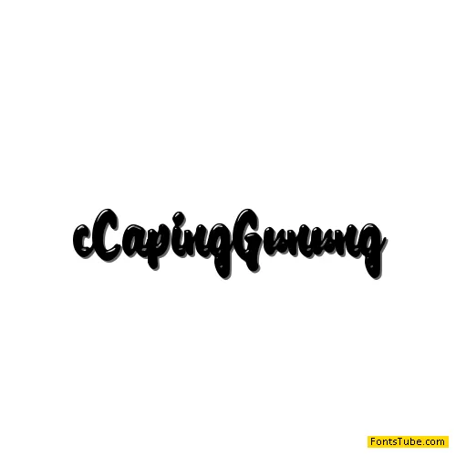c Caping Gunung