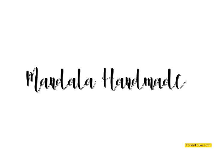 Mandala Handmade Font