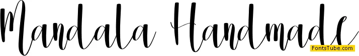 Mandala Handmade Font