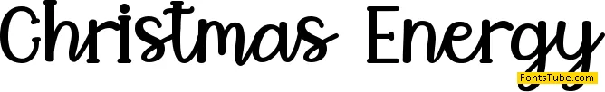 Christmas Energy Font