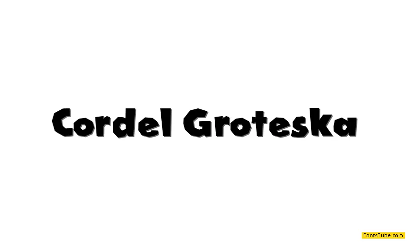 Cordel Groteska Font Family