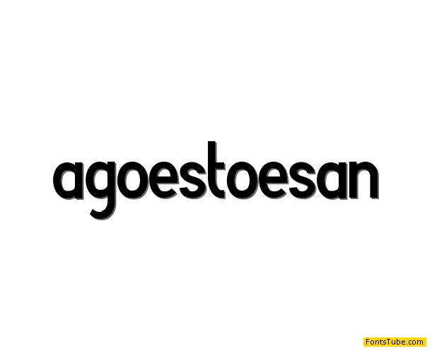 Agoestoesan Font