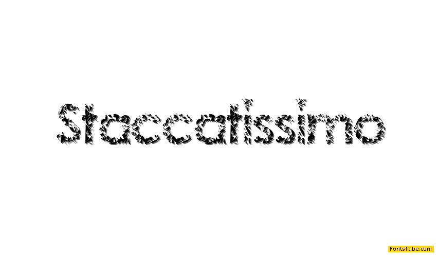 Staccatissmo Font