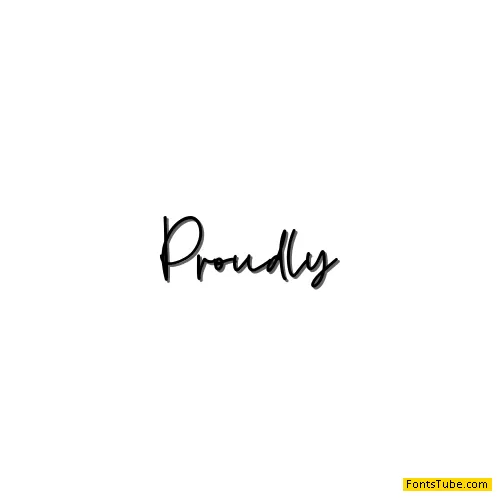 Proudly