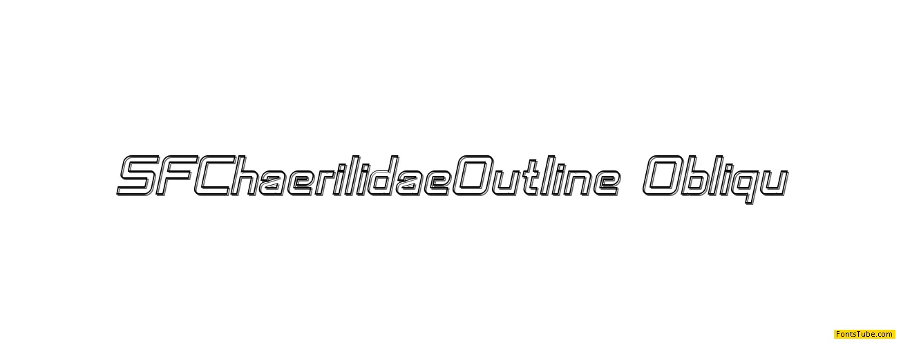 SF Chaerilidae Font Family