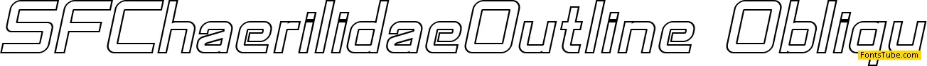SF Chaerilidae Font Family