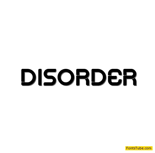 Disorder Font Family