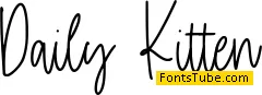 Daily Kitten Font