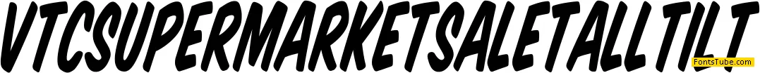 VTC Super Market S Font Family