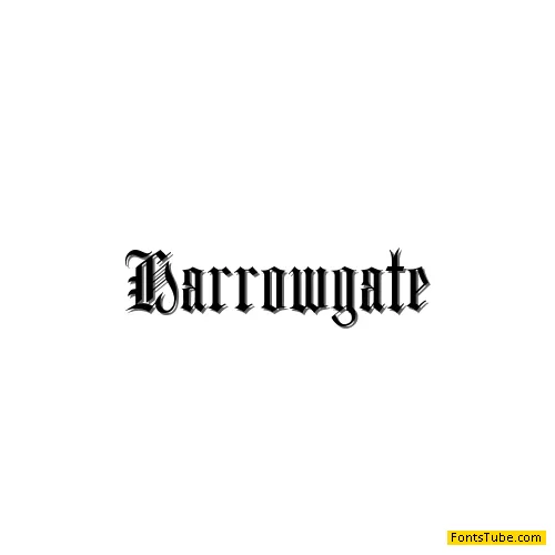 Harrowgate Font