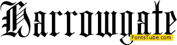 Harrowgate Font