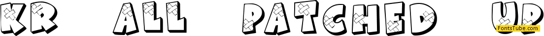 KR All Patched Up Font
