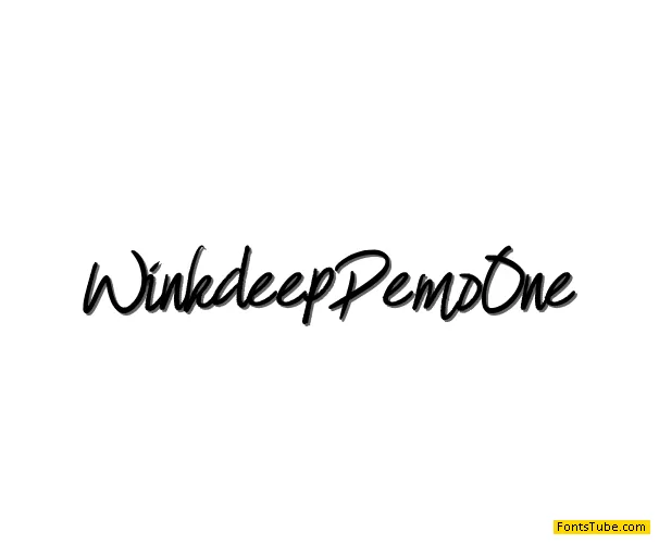 Winkdeep Demo Font Family