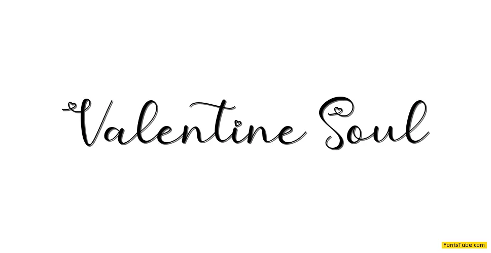 Valentine Soul Font
