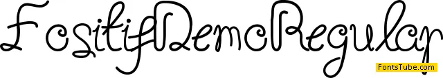 Fositif Demo Font