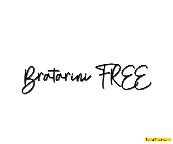 Bratarini FREE Font