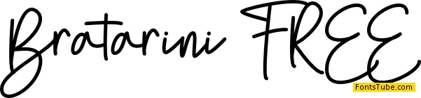 Bratarini FREE Font