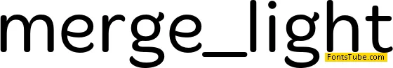 Merge Font