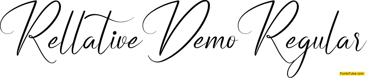 Rellative Demo Font