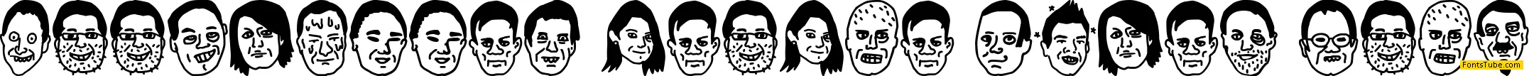 Woodcutter People Faces Vol3