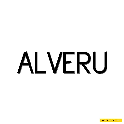 Alveru - Personal Use Font