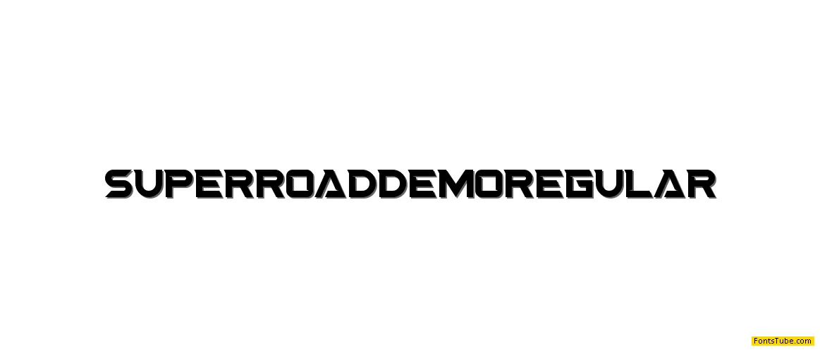 Super Road Demo Font Family