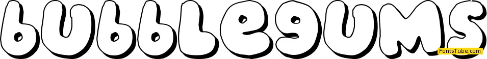 bubblegums Font