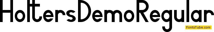 Holters Demo Font Family