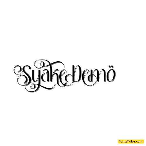 Syake Demo Font