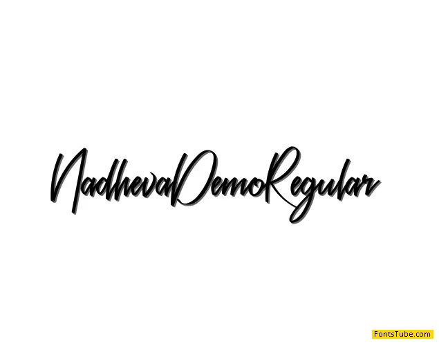 Nadheva Demo Font