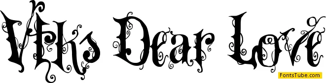 VTKS Dear Love Font