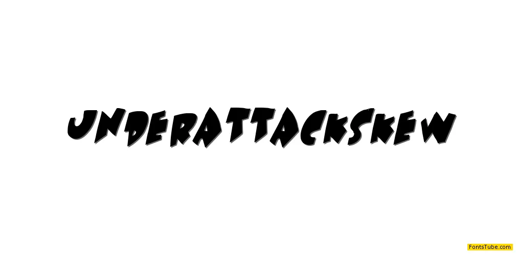 Under attack Font Family