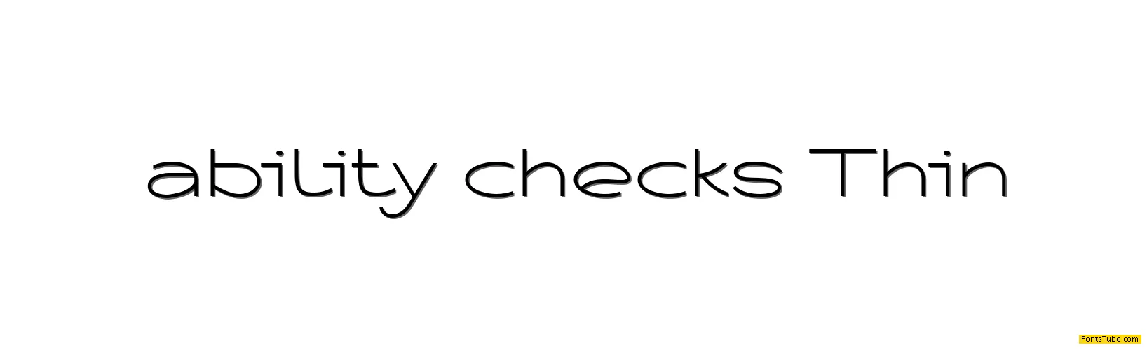 Ability Checks