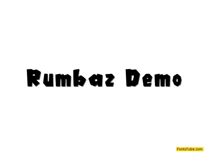 Rumbaz-Demo Font
