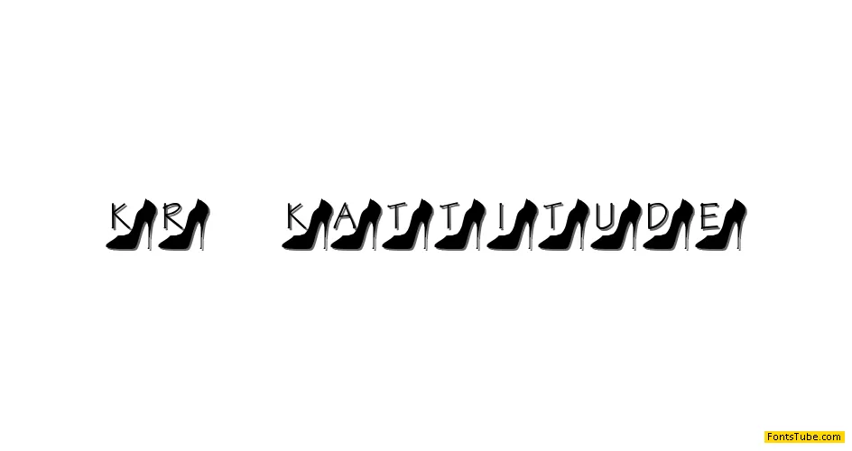 KR Kattitude Font