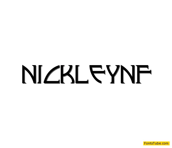 Nickley NF Font