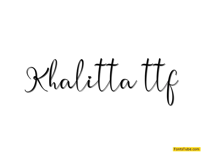 Khalitta Font
