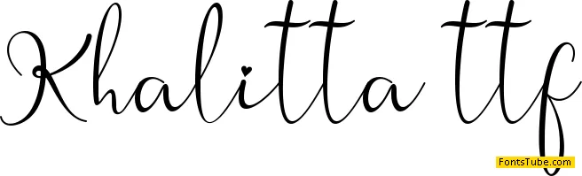 Khalitta Font