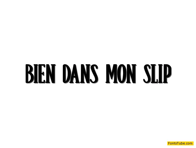 Bien Dans Mon Slip