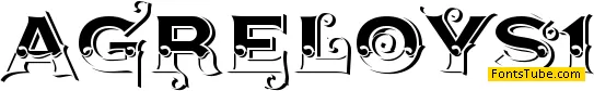 Agreloy Font Family