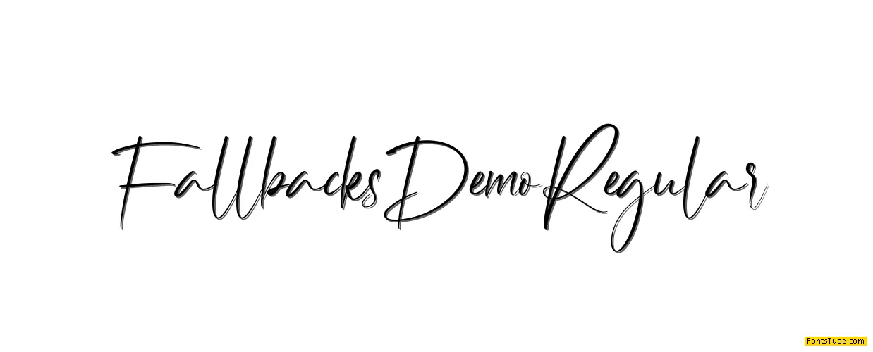 Fallbacks Demo Font