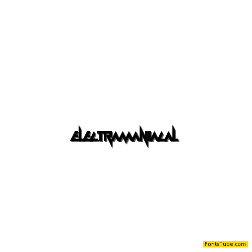 Electramaniacal Font