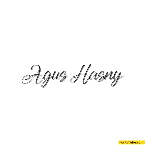 Agus Hasny Font