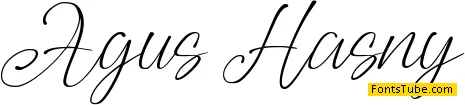 Agus Hasny Font