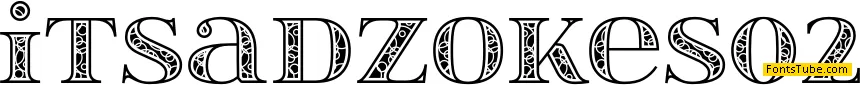 itsadzokeS02 Font