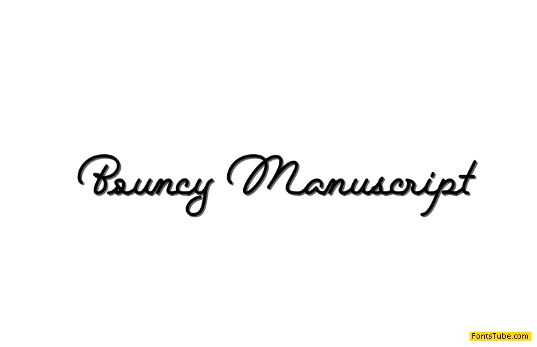 Bouncy Manuscript