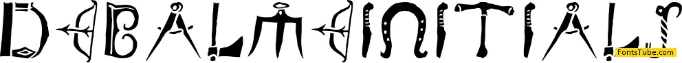 De Balme Initials Font