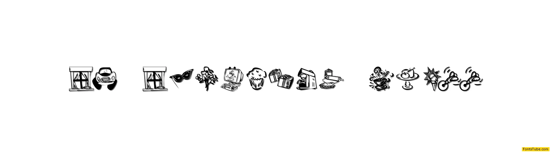 KR Katlings Three Font